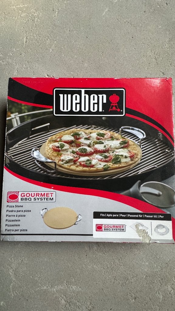Weber pizzasteen rond, Tuin en Terras, Ophalen, Gebruikt, Weber