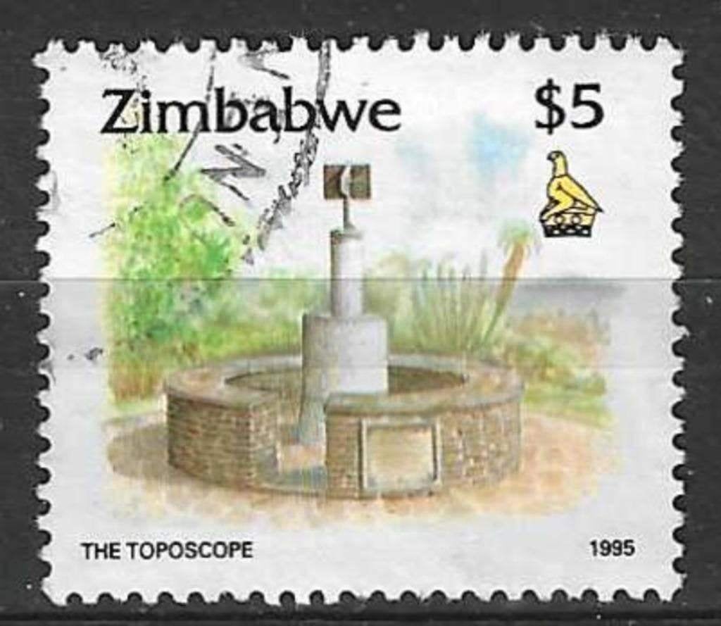 Zimbabwe 1995 - Yvert 326 - Toposcoop (ST), Verzenden, Zimbabwe, Gestempeld