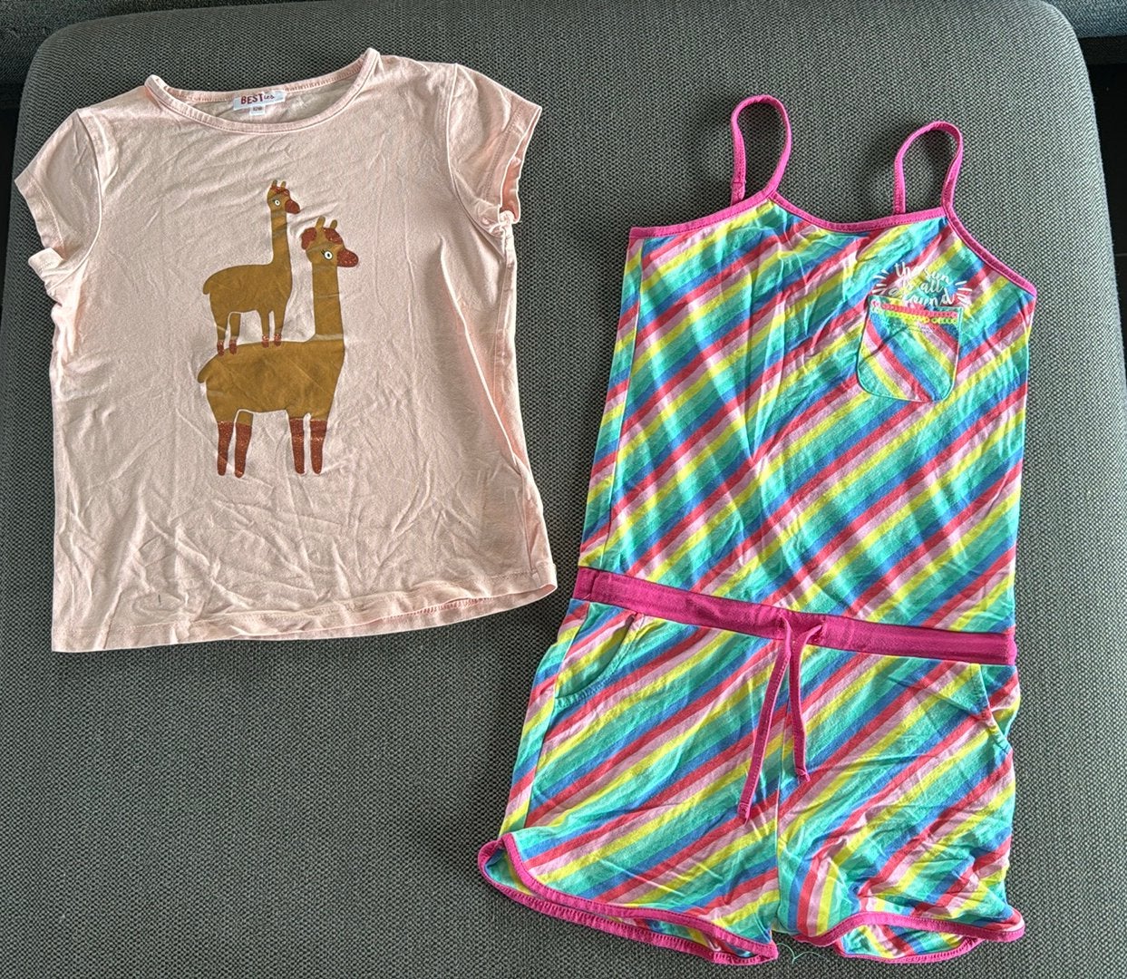 Tshirt of jumpsuit, Ophalen, Gebruikt, Meisje