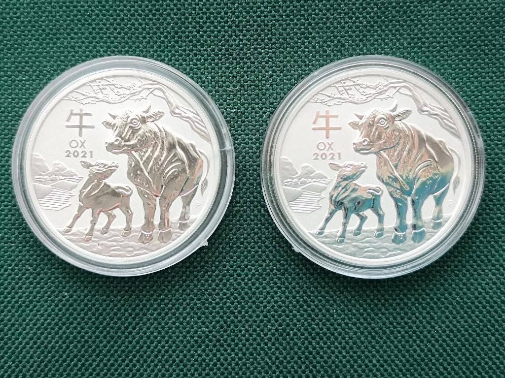 Lunar III – Year of the Ox – 1 oz 2021 jaar, Timbres & Monnaies, Monnaies | Océanie, Enlèvement ou Envoi, Monnaie en vrac, Argent