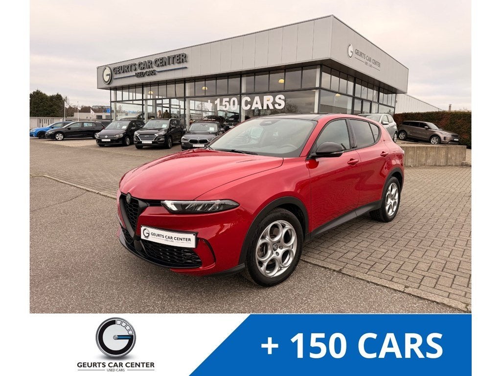 Alfa Romeo Tonale 1.5 mHEV hybride - Leder - Pano - Harman/, Autos, Rouge, Achat, Euro 6, Automatique