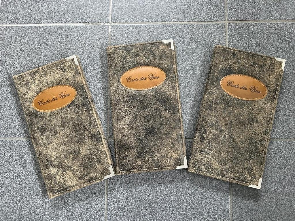 6 superbes cartes de vin/Qualité "prof."/ Triptyque, Enlèvement ou Envoi, Comme neuf, Autres types
