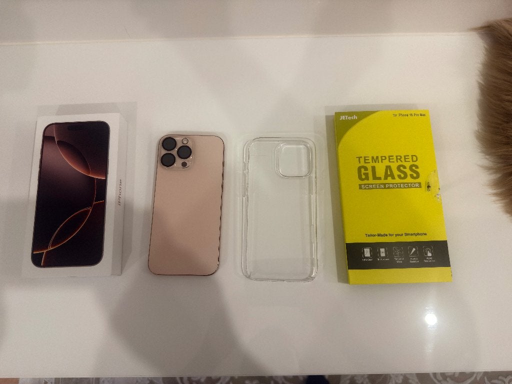 iPhone 16 Pro Max 256GB Desert Titanium Absolute nieuwstaat, 256 GB, Enlèvement ou Envoi, IPhone 16, Comme neuf