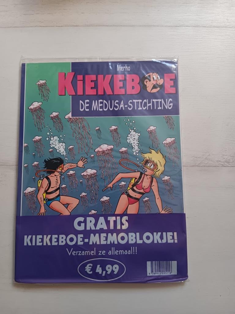 Kiekeboe geseald kiekeboe memoblokje, Boeken, Ophalen of Verzenden