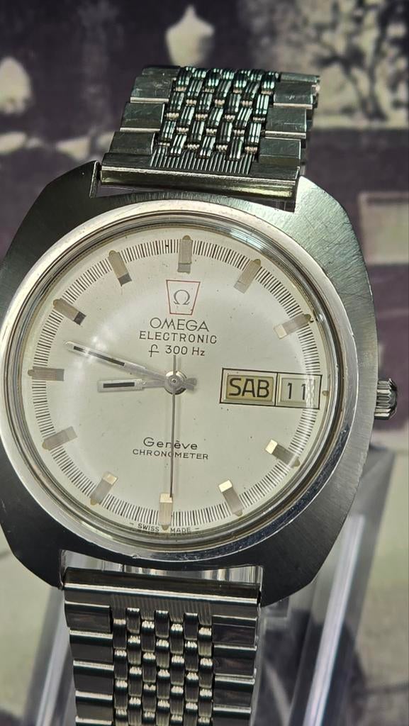 Omega vintage 19.031  f 300 hz diapason bulova, Ophalen of Verzenden, Staal, Bulova