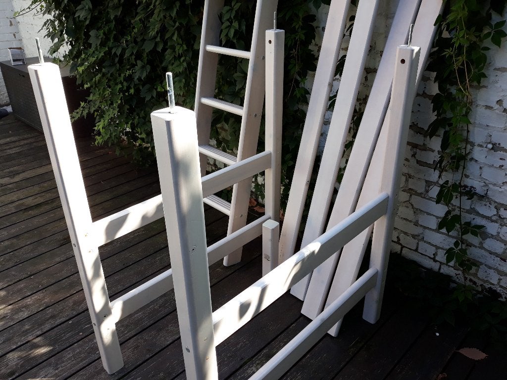 Kit om een enkel Flexa-bed te verhogen tot 184 cm hoog, Ophalen, Gebruikt, Hoogslaper