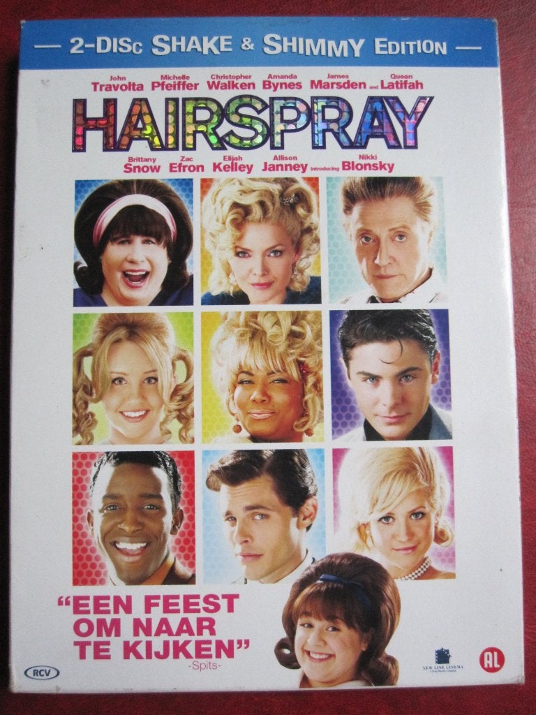 Hairspray (2007) 2 disques, CD & DVD, DVD | Comédie, Comprend un boîtier, Enlèvement ou Envoi, Anglais, Tous les âges
