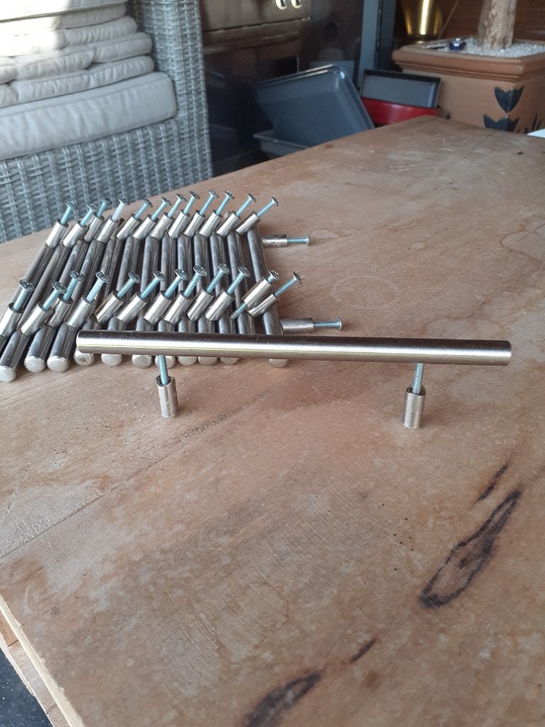 Inox handgrepen keuken, Ophalen, Gebruikt