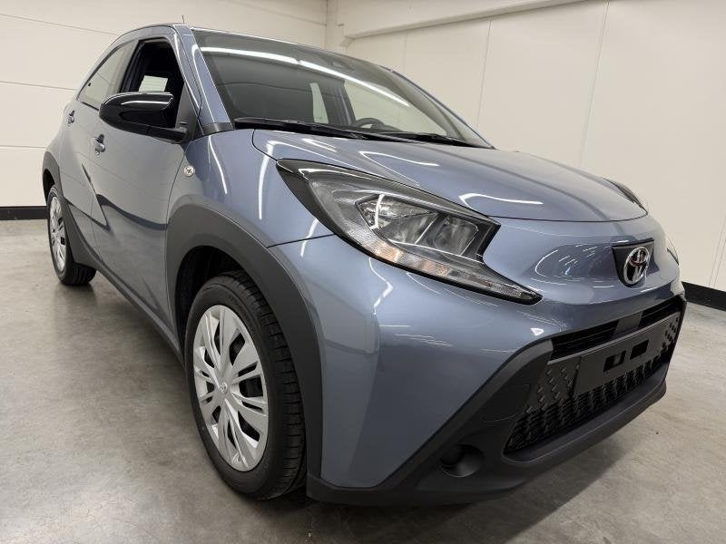 Toyota Aygo play, Auto's, Toyota, Blauw, 72 pk, Handgeschakeld, 5 deurs
