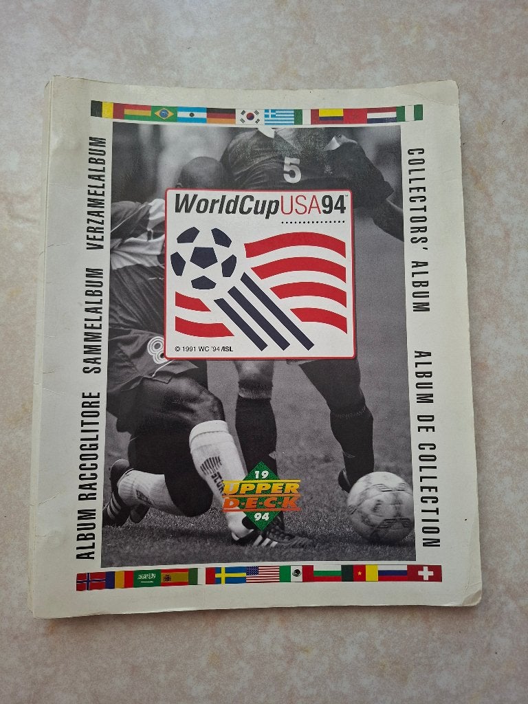Album Upper Deck World Cup USA 94 - Verzamelalbum, Enlèvement ou Envoi, Utilisé