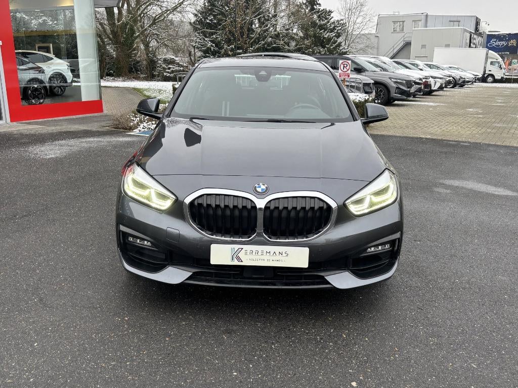 BMW 1 Serie 118i, Auto's, BMW, Automaat, 1 Reeks, Zwart, Leder en Stof