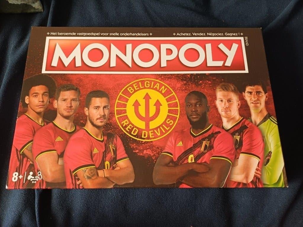 monopoly spel de rode duivels in nieuwstaat, Ophalen, Zo goed als nieuw, Spel