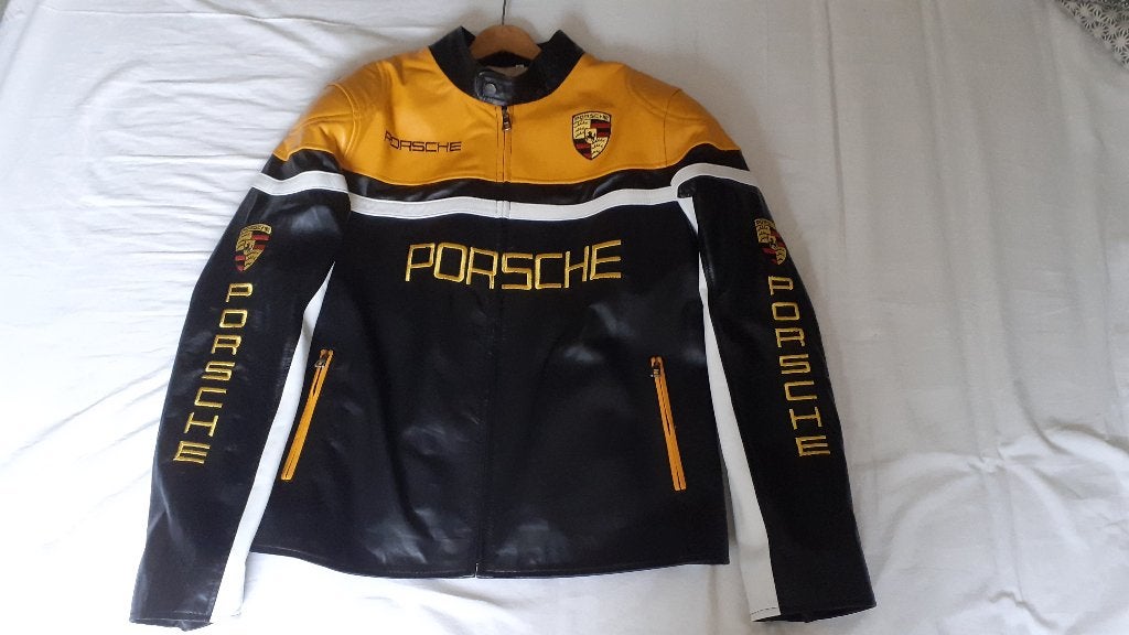 Porsche lederen jas, Ophalen, Maat 52/54 (L), Overige kleuren, Nieuw