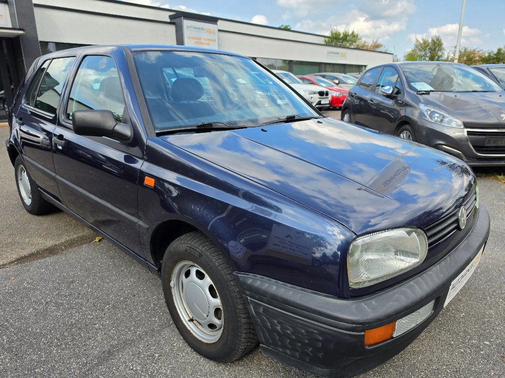 VW Golf 3, 1.4i, 11/1192, 77.530km, Oldtimer, Keuring VVK, Stof, 4 cilinders, Blauw, Bedrijf