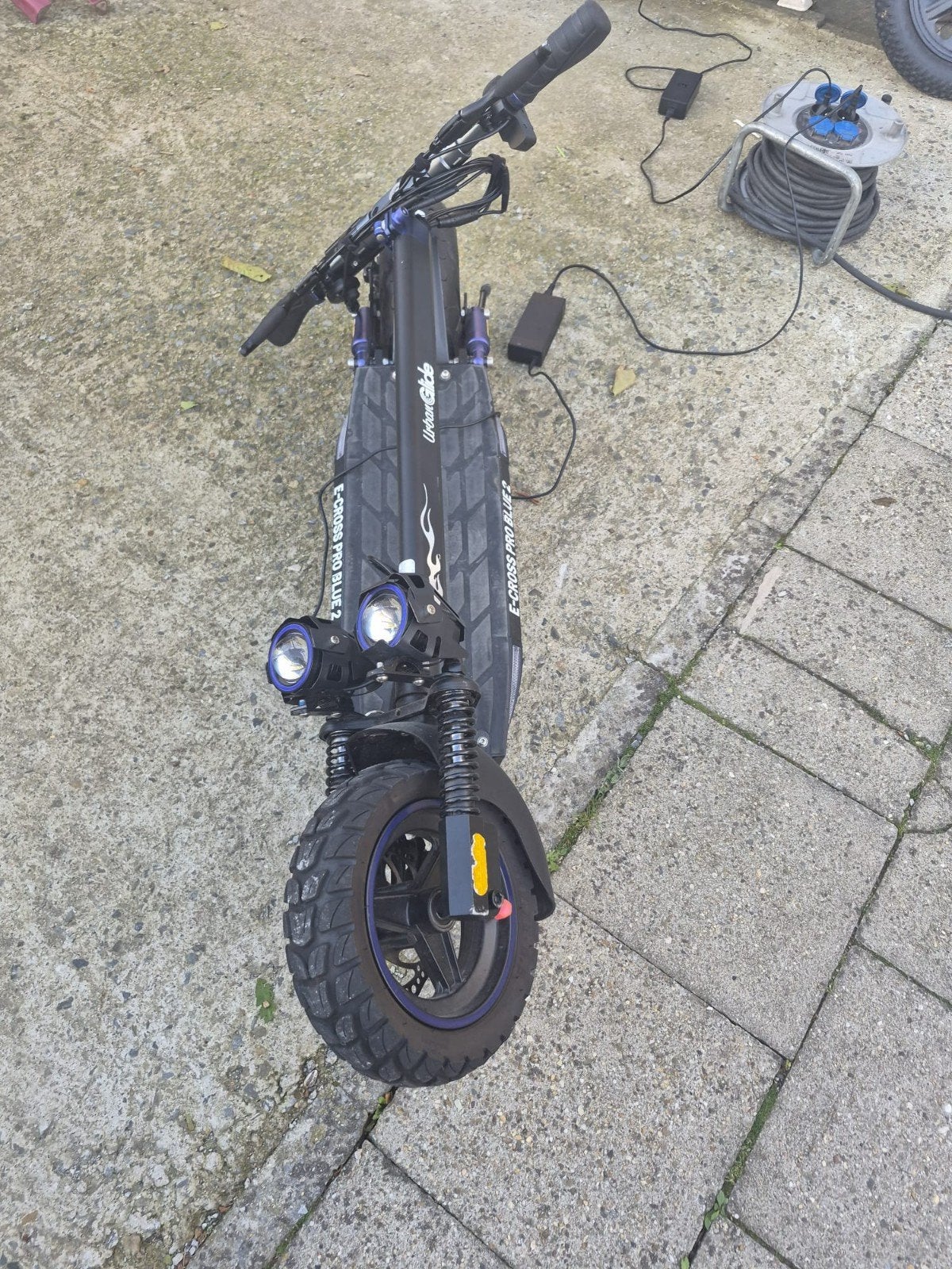 trotinette electrique urban glide e cross pro blue 2, Ophalen, Gebruikt, Overige typen, Urbanglide