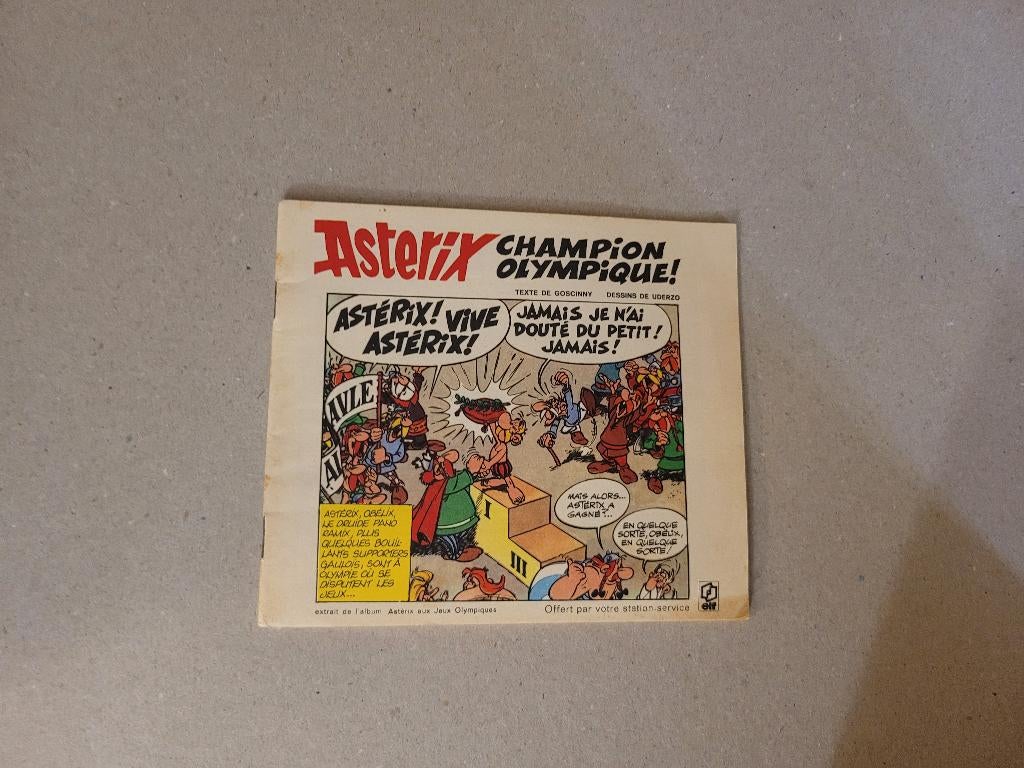 Astérix Champion Olympique, ELF, Une BD, Utilisé, Goscinny-Uderzo, Envoi