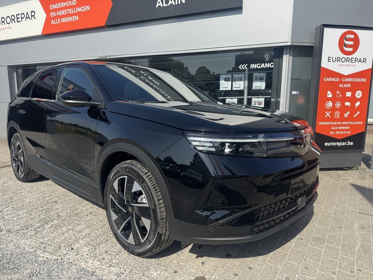 Opel Grandland GS Hybride benzine (automatique), Autos, Opel, Euro 6, Entreprise, Carnet d'entretien, Noir