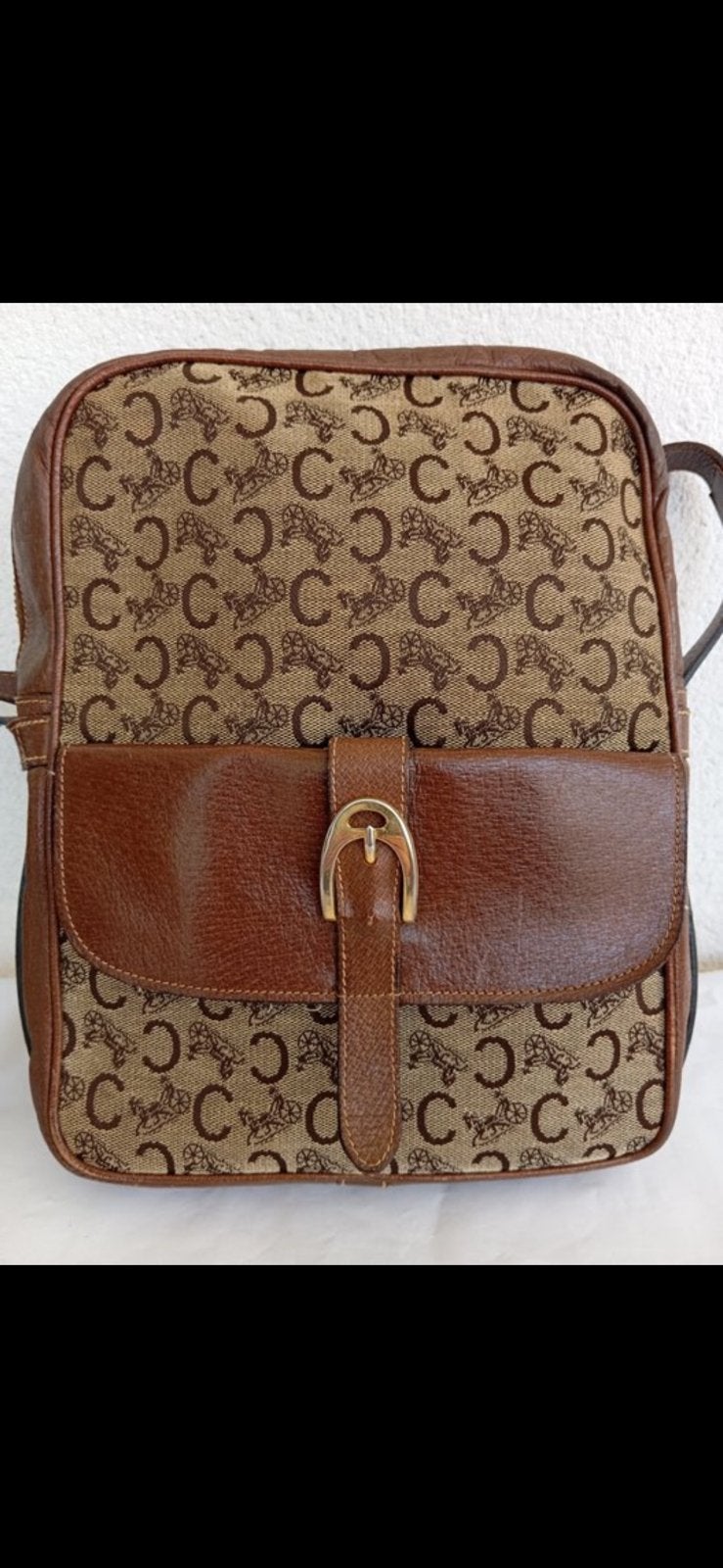 Sac à bandoulière - Vintage - Céline, Enlèvement ou Envoi, Utilisé, Brun, Autres marques