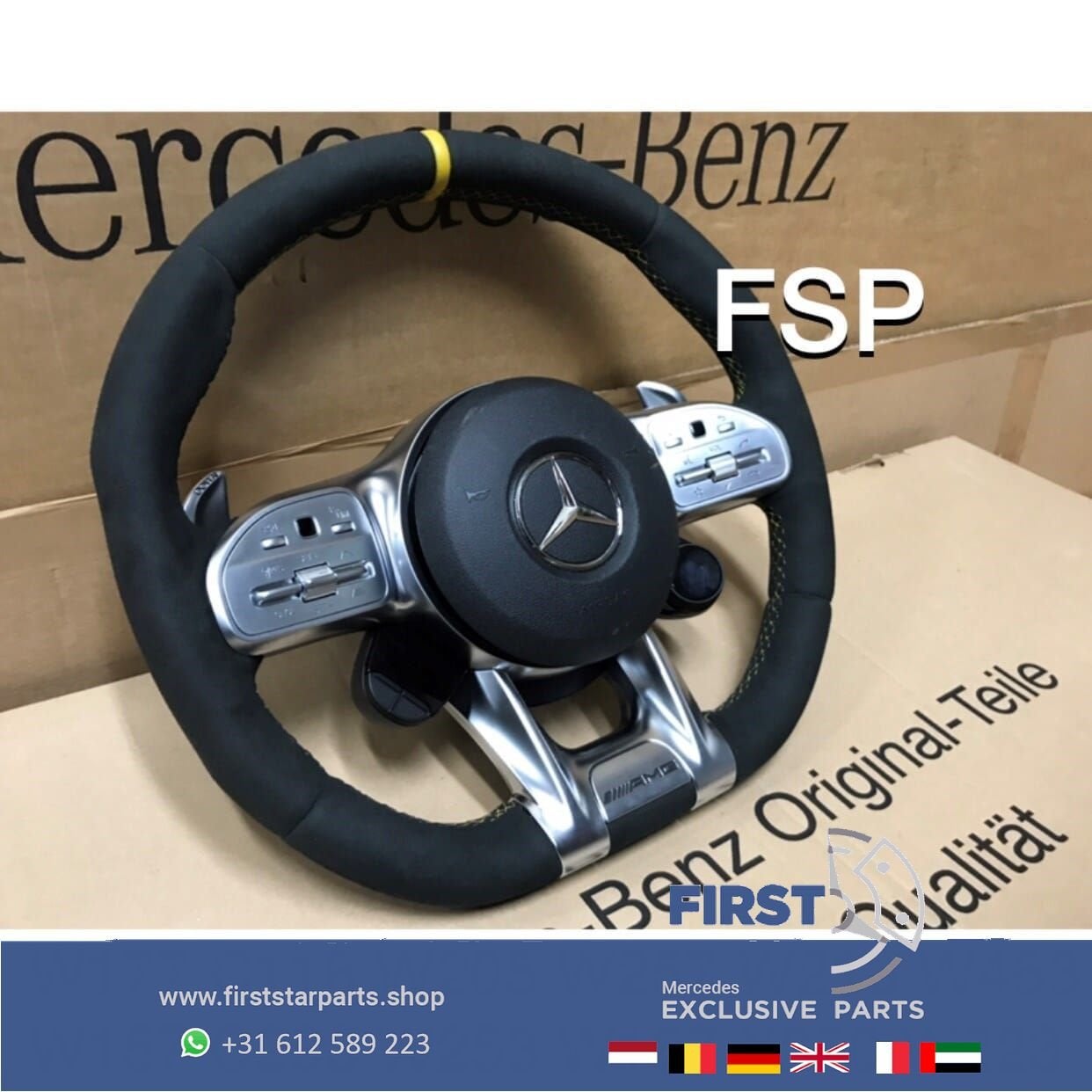 2021 AMG STUUR + AIRBAG A45 CLA45 C63 E63 GLC63 GLE63 GT63 G, Gebruikt, -, Ophalen of Verzenden, -
