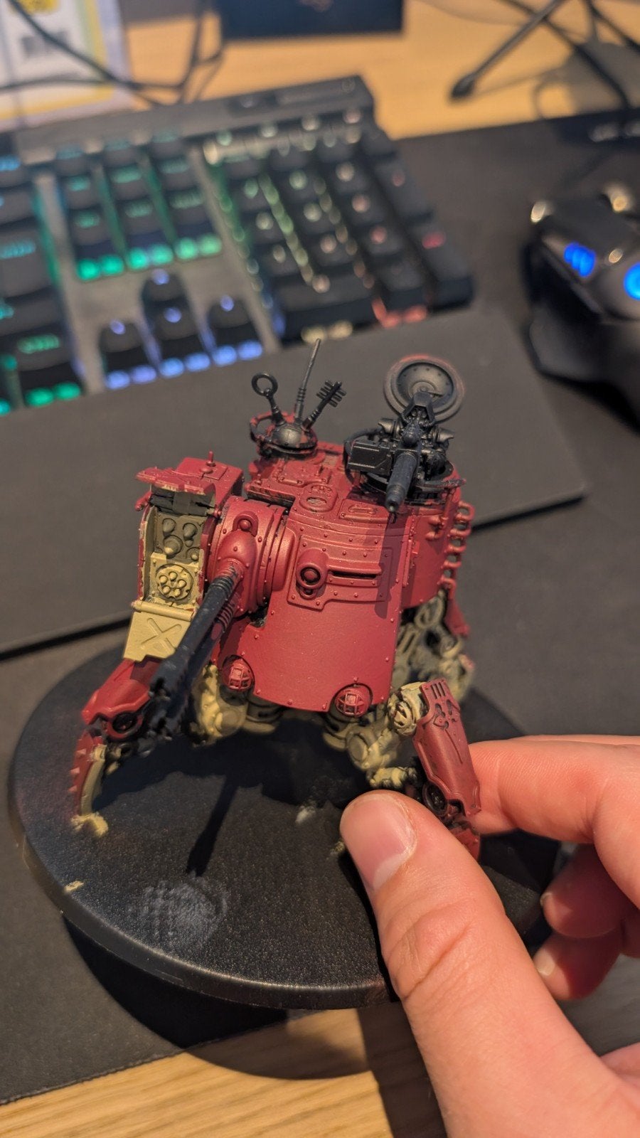 warhammer 40k onager dunecrawler (semi geverfd), Hobby en Vrije tijd, Wargaming, Ophalen, Warhammer, Figuurtje(s), Geverfd
