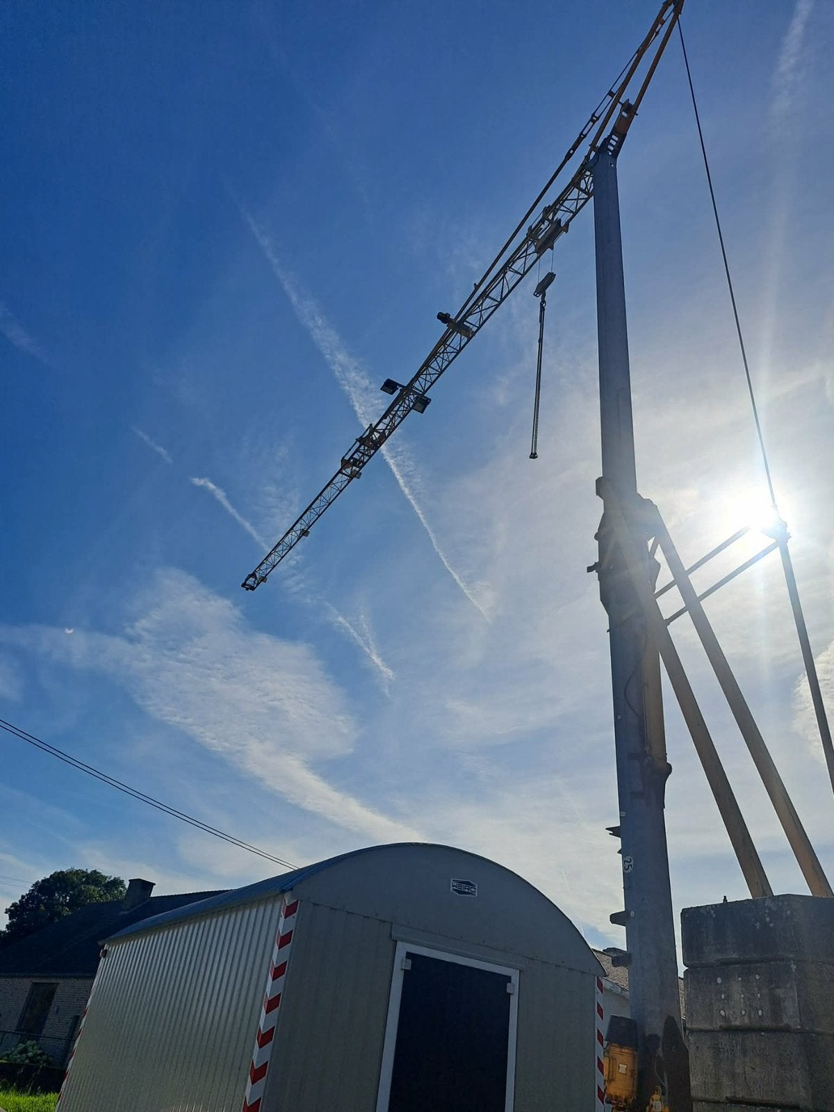 Bouwkraan potain 24m, Enlèvement ou Envoi, Grue