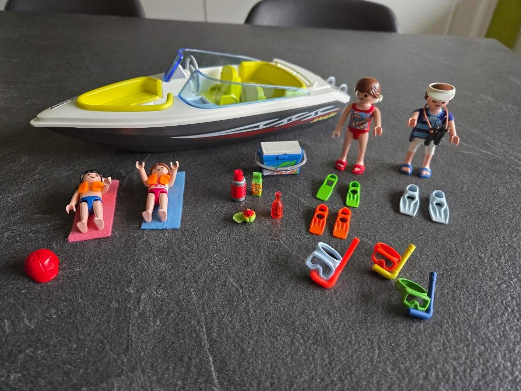 playmobil boot, Kinderen en Baby's, Speelgoed | Playmobil, Ophalen, Zo goed als nieuw, Complete set