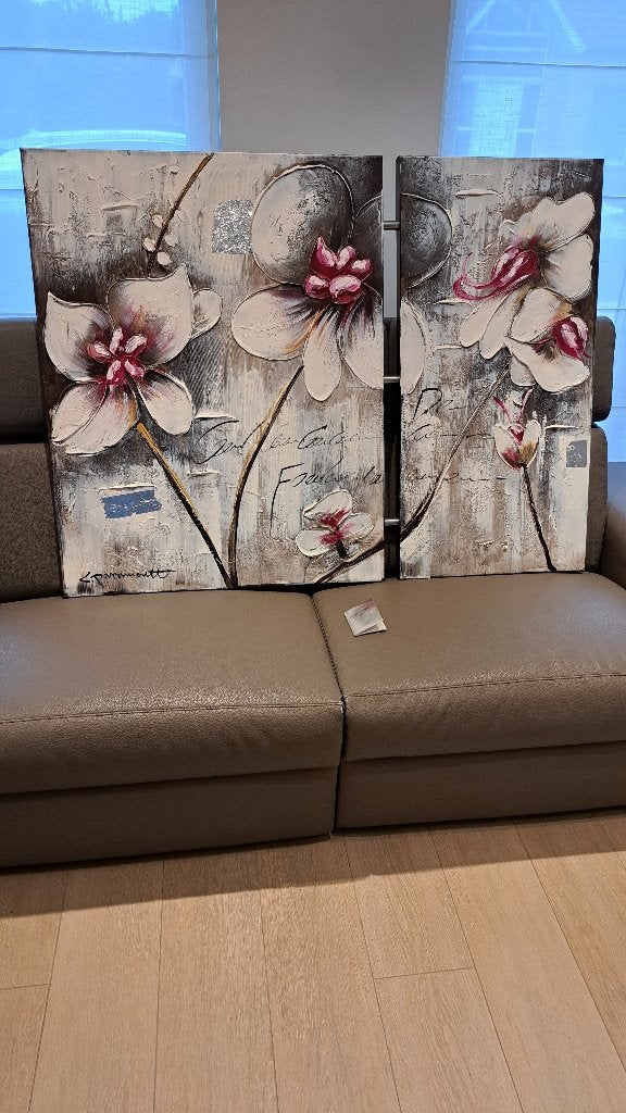 L. Peinture d'atelier Paramount, Antiquités & Art, Enlèvement, Fleurs