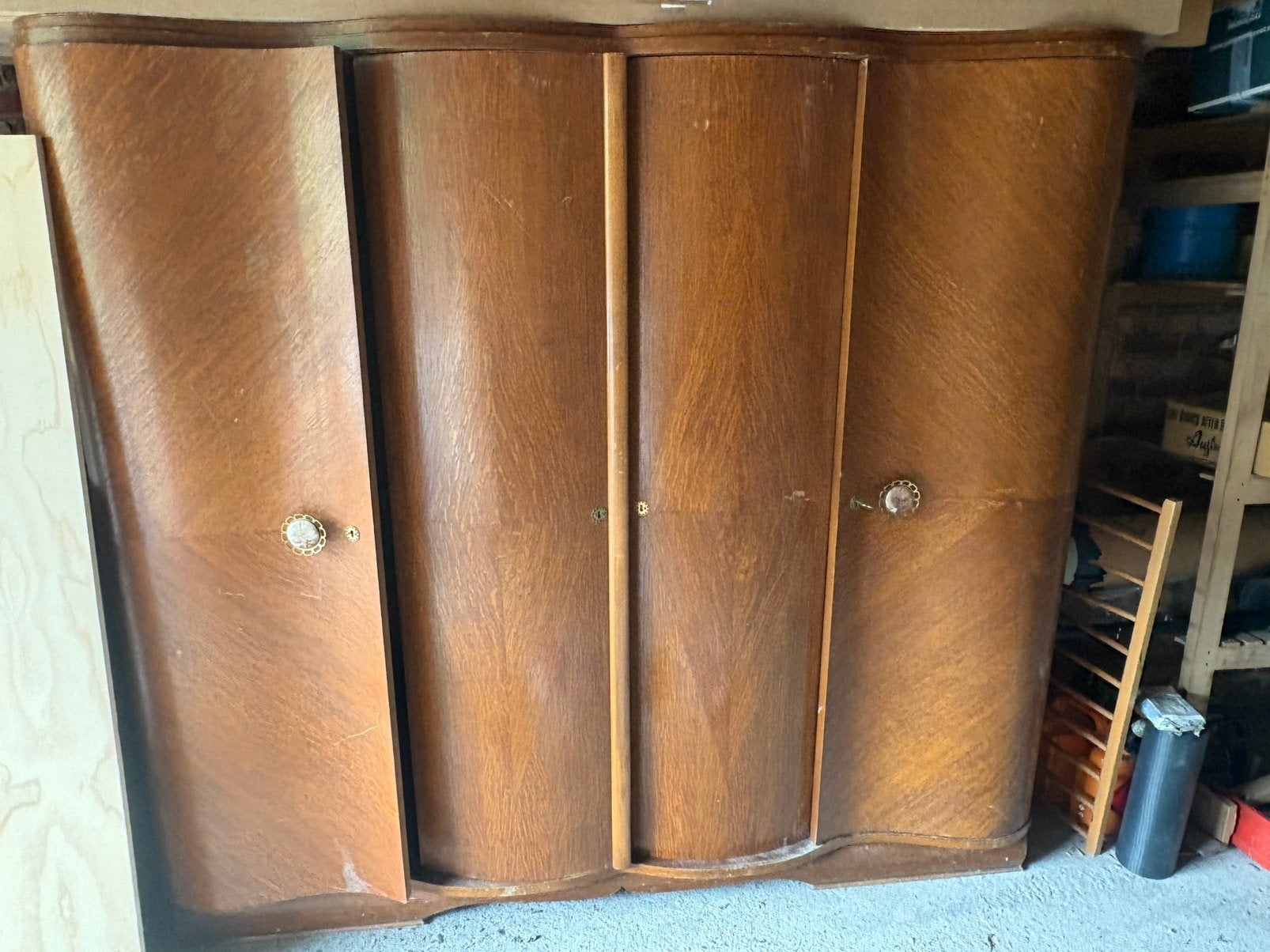 Gratis houten kast, Ophalen, Gebruikt, 150 tot 200 cm, 150 tot 200 cm