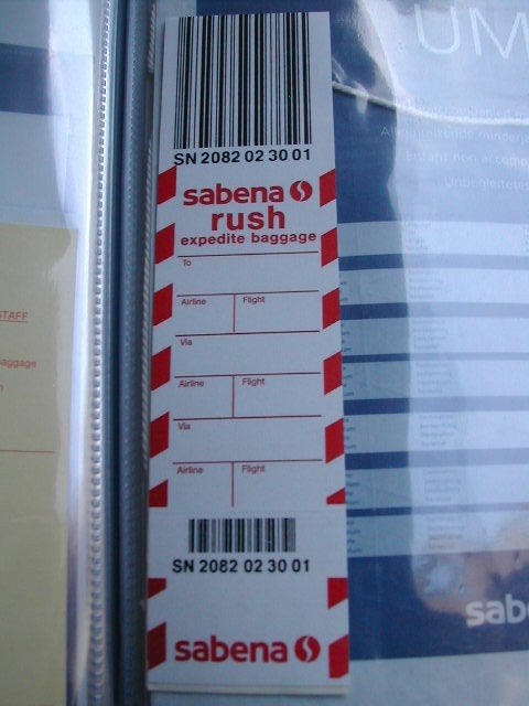 Sac à bagages Sabena Label Barcode Rush #10 Expedite, Collections, Enlèvement ou Envoi, Neuf