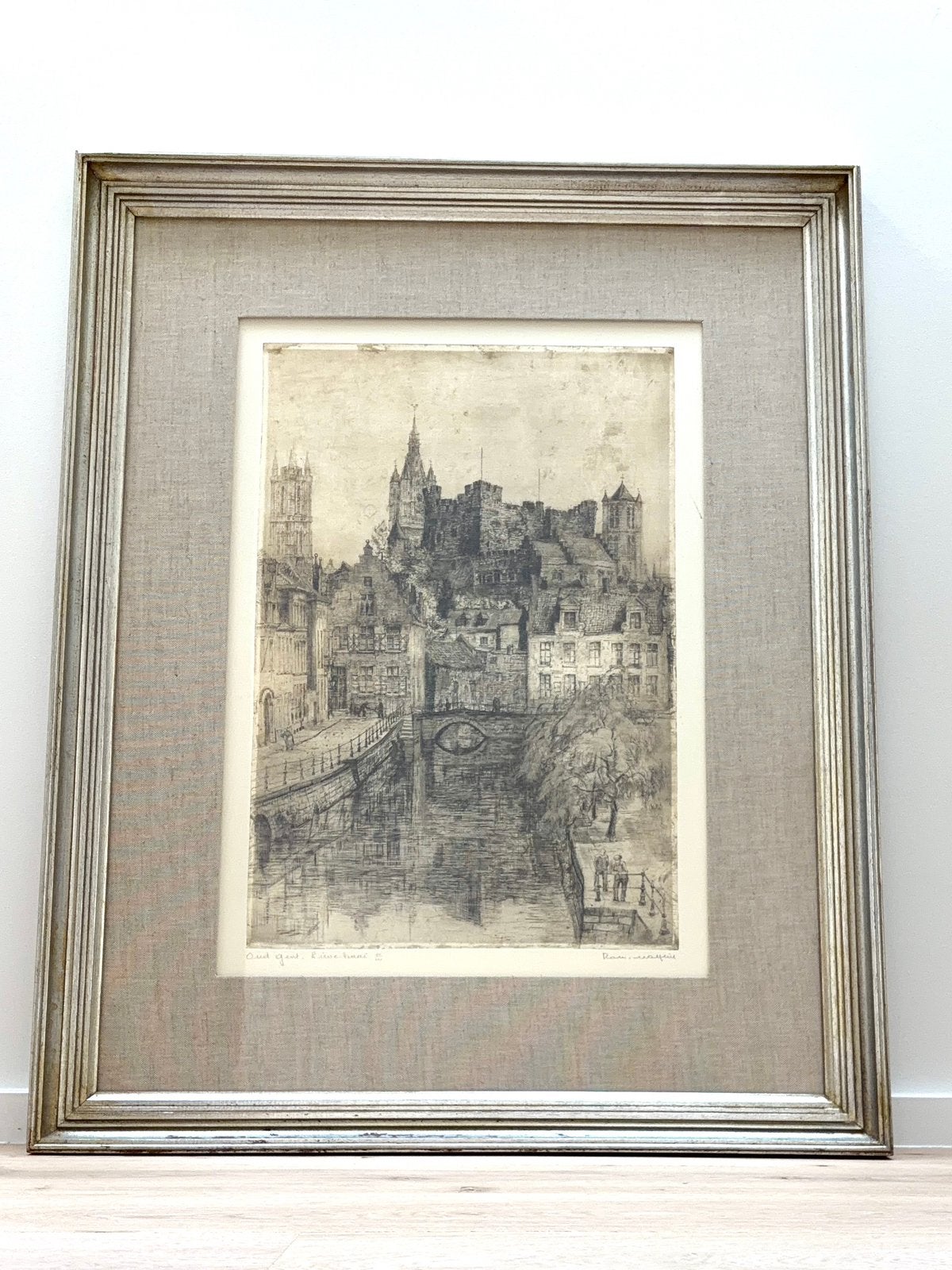 Gravure Romain Malfliet, Ophalen, Gravure