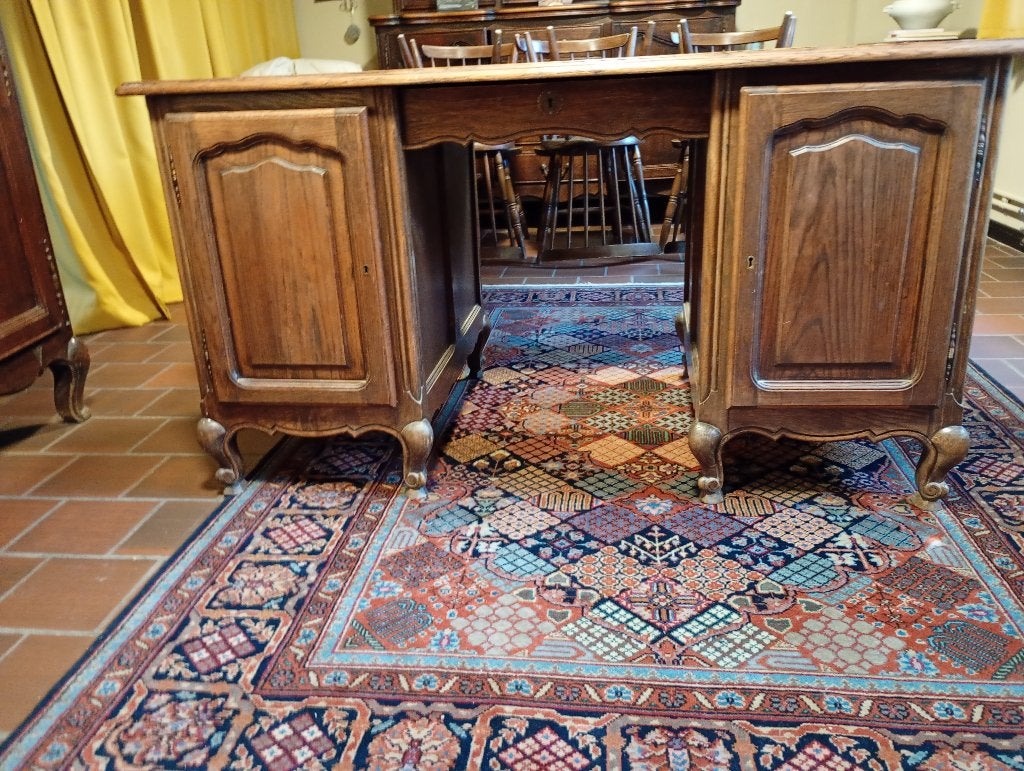 Bureau en chêne, Ophalen, Opbergruimte, Gebruikt, Hout