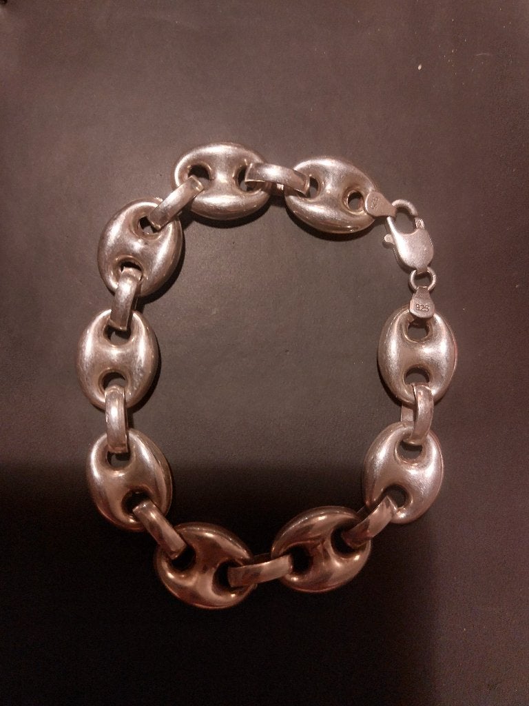 Bracelet  en argent, Enlèvement ou Envoi, Comme neuf, Argent, Argent