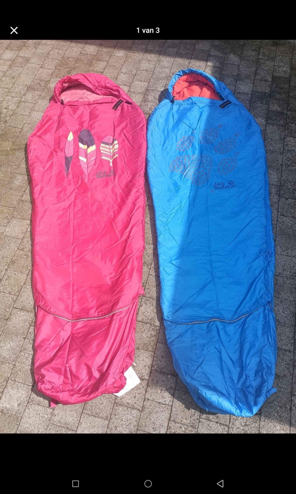Kinderslaapzak Jack Wolfskin Grow Up, Ophalen