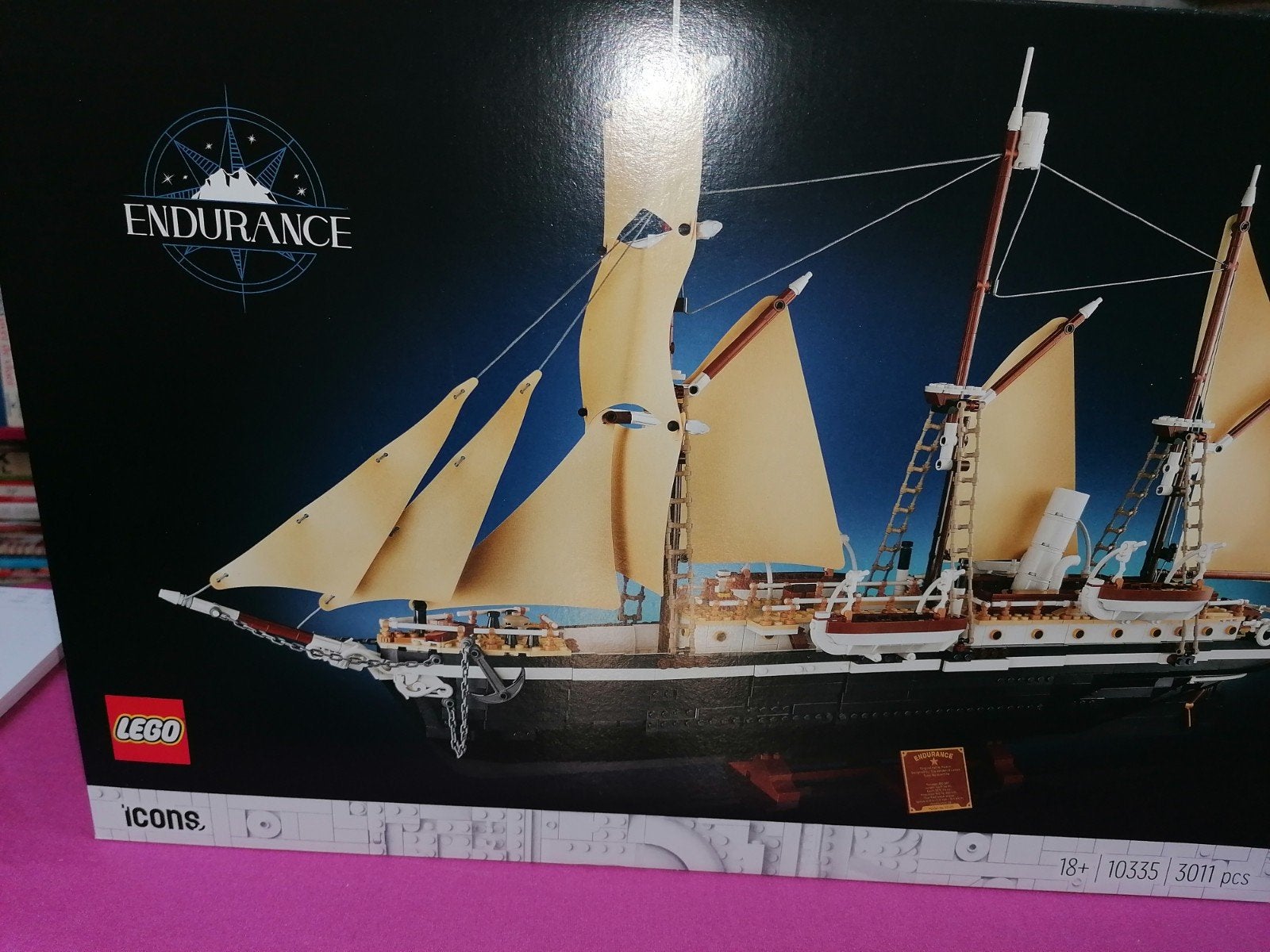 lego endurance, Hobby en Vrije tijd, Modelbouw | Boten en Schepen, Ophalen