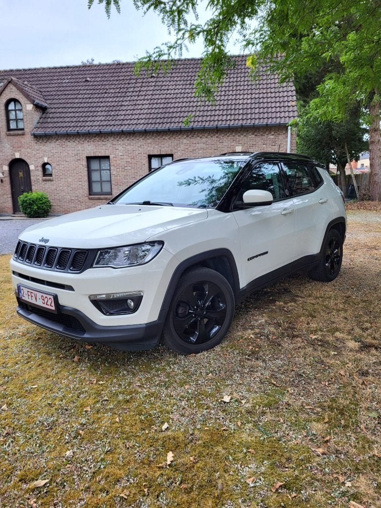 Jeep Compass | 1.6 Diesel | 120pk | 2020 | 173000km, Auto's, Jeep, Voorwielaandrijving, 450 kg, Leder en Stof, Wit