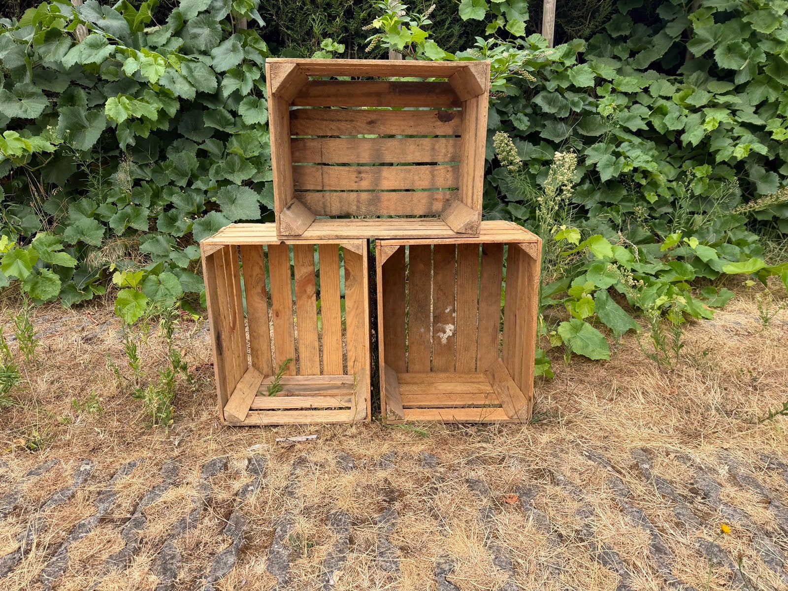 Authentieke houten fruitkistjes, Huis en Inrichting, Woonaccessoires | Kisten, Ophalen, 50 – 75, Minder dan 50 cm, Gebruikt