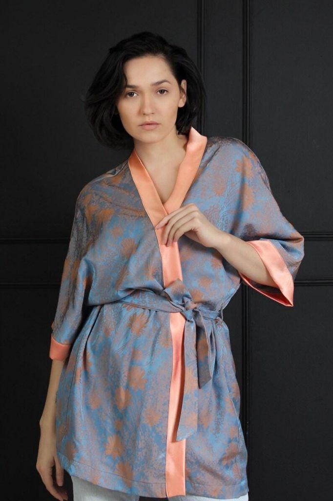 3 kleuren Premium Zijden Kimono Badjas S-L unisex NIEUW!, Verzenden, Nieuw, Maat 38/40 (M)