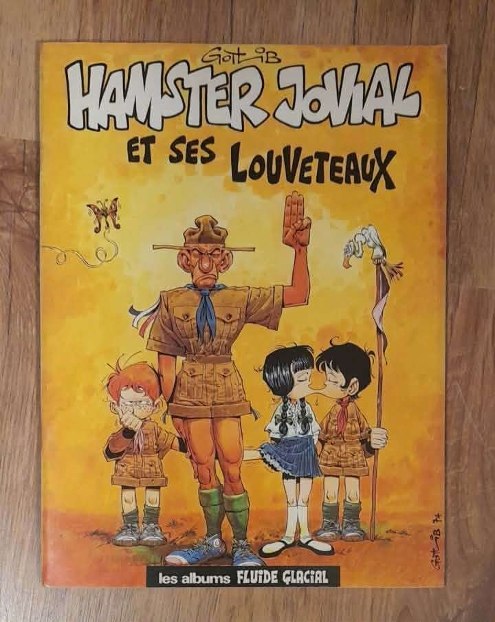 HAMSTER JOVIAL GOTLIB, Enlèvement ou Envoi, Une BD, Utilisé, Gotlib