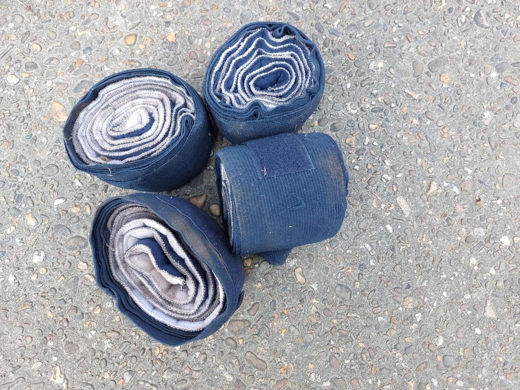 Ensemble de cravates/bandages en tissu — 4 rouleaux, Enlèvement