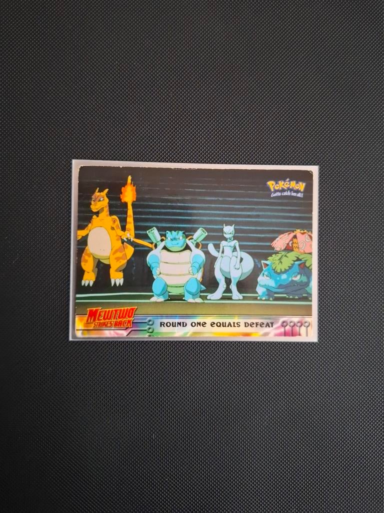 Pokemon topps kaart charizard, blastoise, mewtwo, venusaur, Ophalen of Verzenden