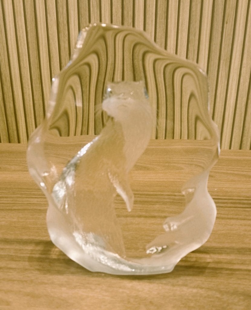 Sculpture en cristal du Suédois Mats Jonasson, Enlèvement ou Envoi