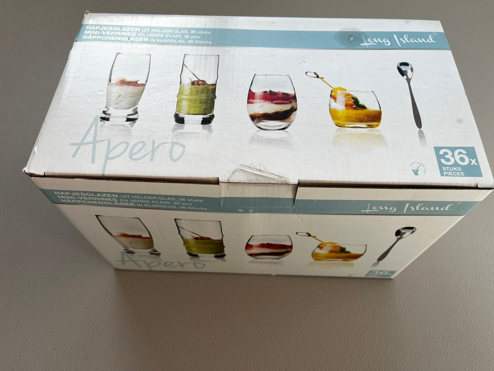 Apero hapjes glaasjes, Ophalen, Zo goed als nieuw