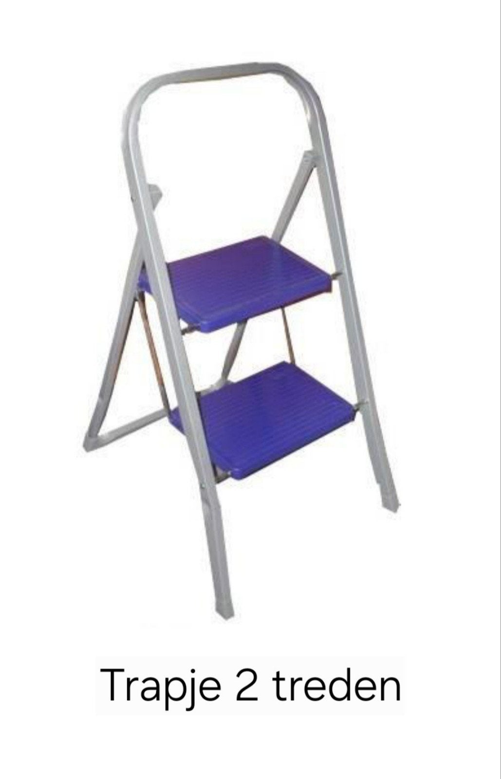 Trapje 2 treden, Doe-het-zelf en Bouw, Ladders en Trappen, Ophalen, Nieuw, Ladder, Opvouwbaar of Inschuifbaar