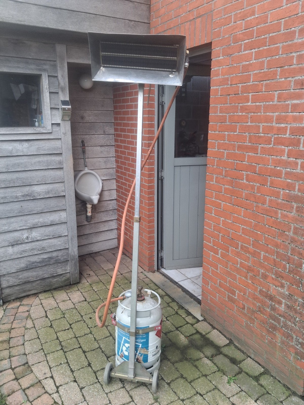 goed werkende terrasverwarming op gas, Jardin & Terrasse, Enlèvement, Gaz