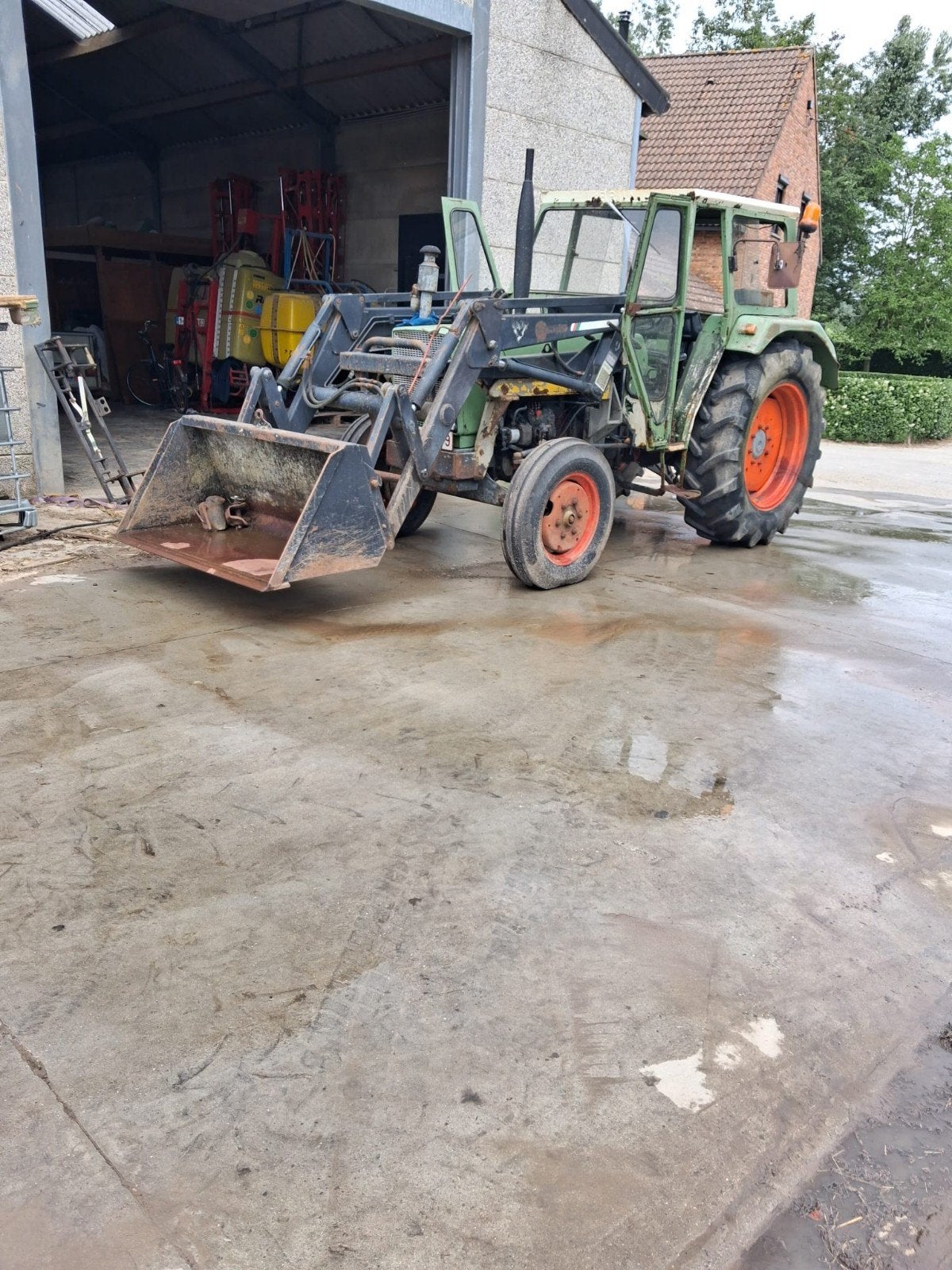 Fendt tractor met frontlader, Ophalen of Verzenden, Fendt