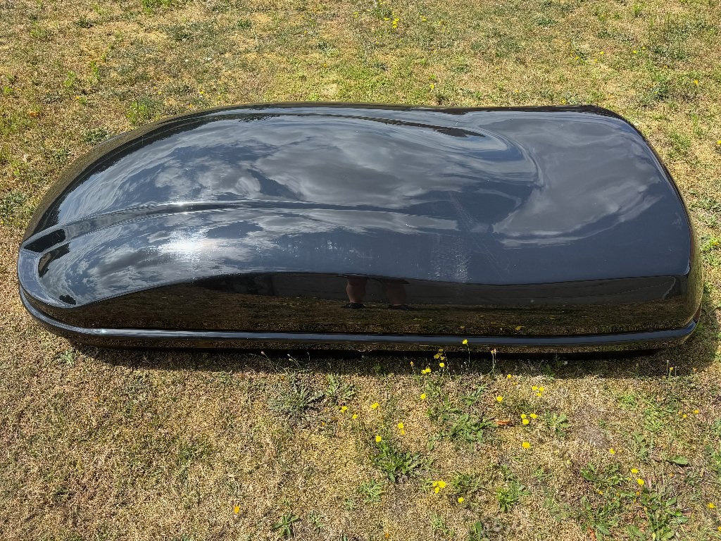 Farad Marlin N7 dakkoffer – 680 liter – hoogglans zwart, Auto diversen, Dakkoffers, Ophalen, Zo goed als nieuw