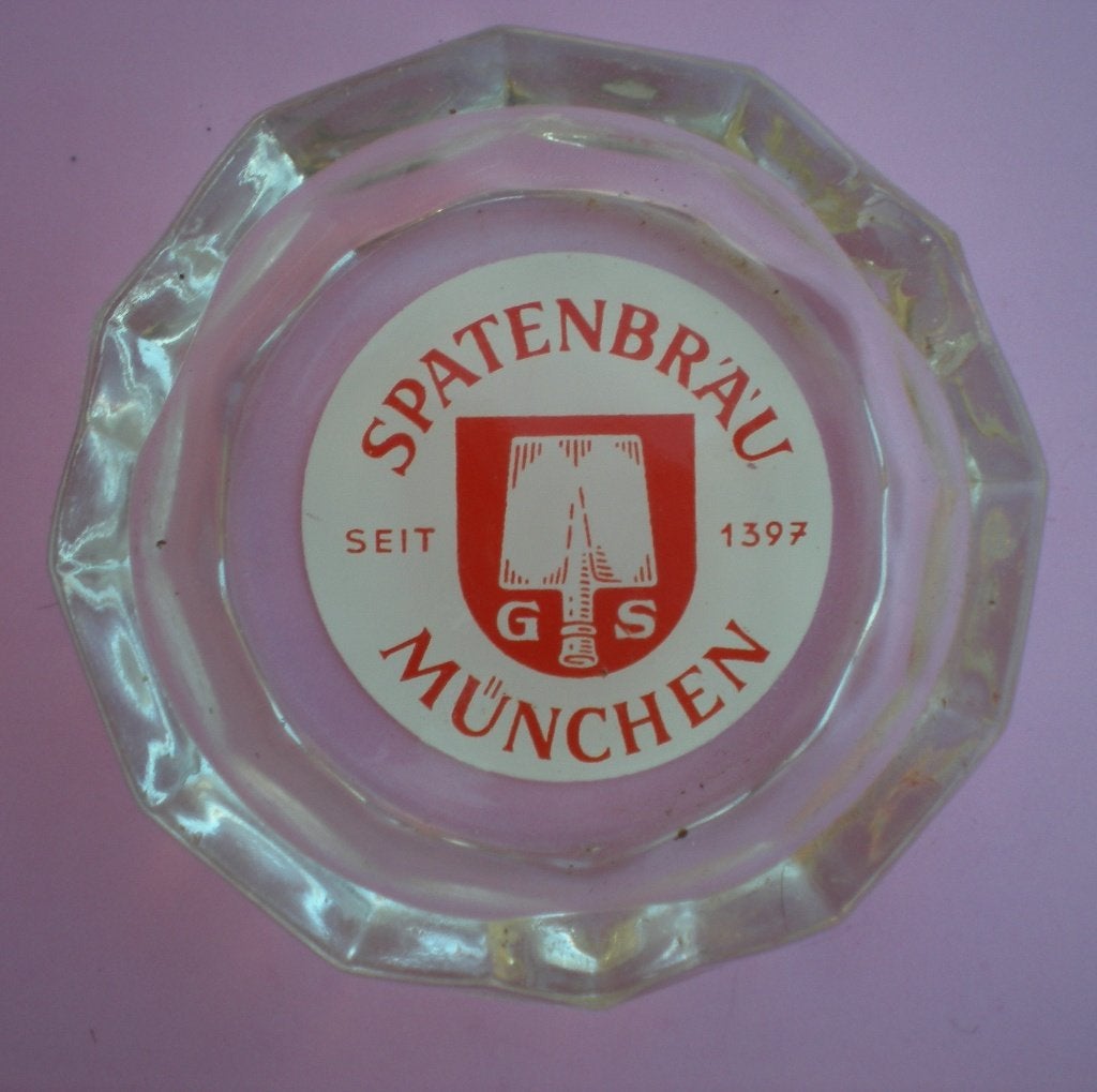 SPATENBRÄU  Cendrier en verre, Enlèvement ou Envoi, Comme neuf, Autres types