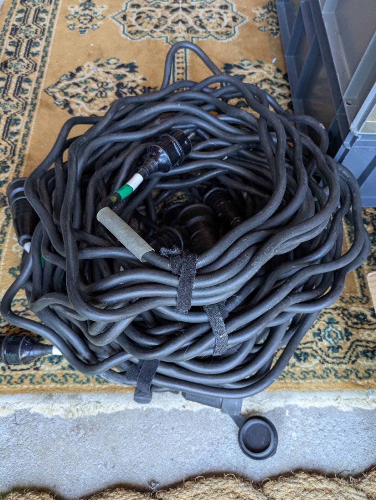 5 shouko kabels 10m 3g2.5, Doe-het-zelf en Bouw, Ophalen