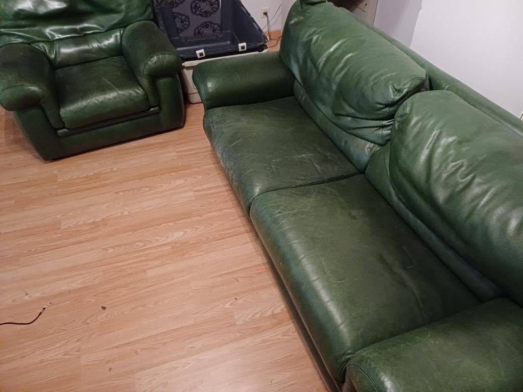 Lederen salon, Huis en Inrichting, Ophalen