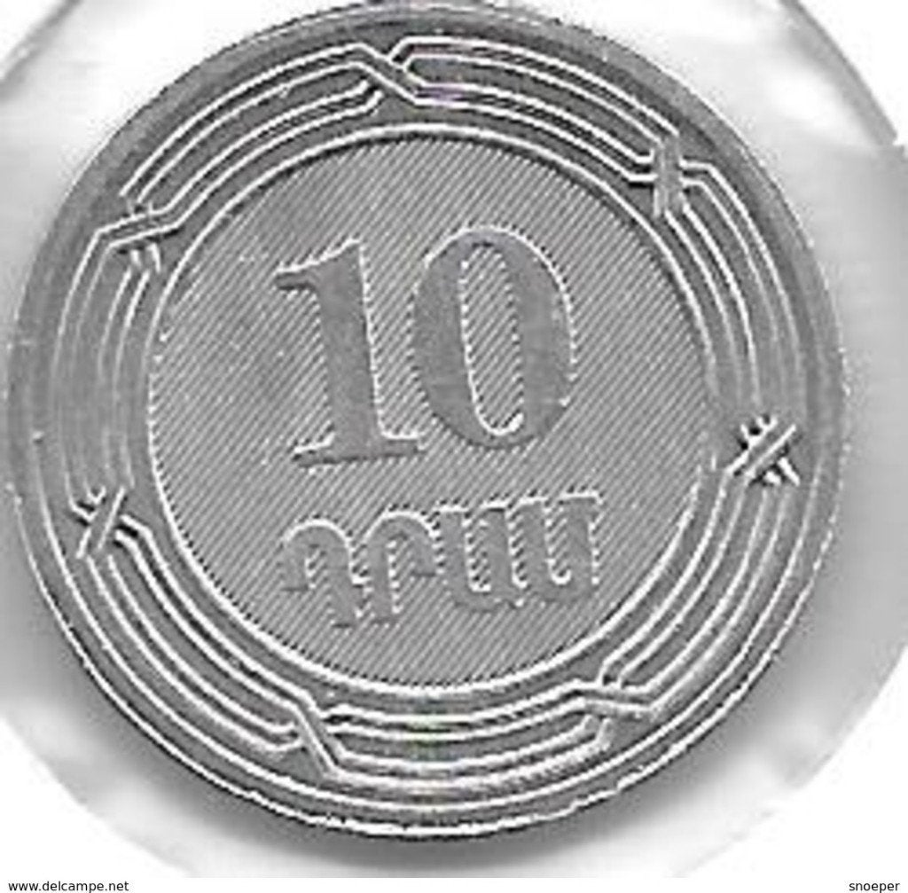 Armenia 10 drams 2004 km 112 bu/ms65, Timbres & Monnaies, Monnaies | Asie, Envoi, Asie du Sud, Monnaie en vrac